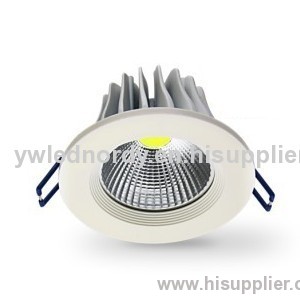 LED Downlight QR5021-3 (10w) DC15-25V 0.7A 38 degree 820LM Kirsite + PC cover SMD led dimmable down light