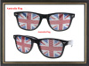 Flag logo sunglassesstickers sunglasses pinhle glasses Cheap Promotion plastic sunglasses