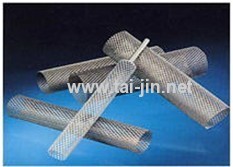 Precious metal oxide catalyst on an expanded titanium mesh substrate