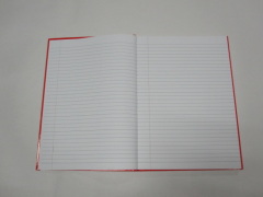 A4 3 subject hardcover hardbound notebok college ruled 160 pages