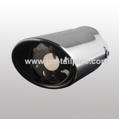 Universal stainless steel carbon black car tail pipe