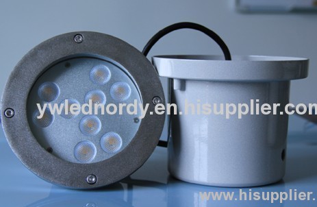 led underwater lamp AL-4W(01-10) 9*1W/9*3W for 9LEDs LED Pool Light fountain light stainless steel