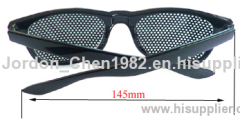 Sticker sunglasses with custom logo stickers pinhole lens sunglasses