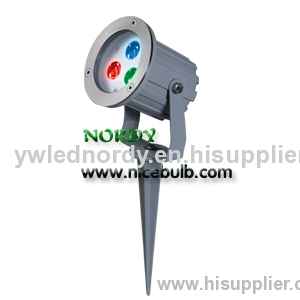 Led Landscape spotlight AL-3F(01 02 03) high power Power: 3*1W/3*3w Warranty: 2 years solar Garden light