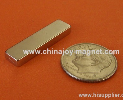 Neodymium Rare Earth Magnets N42 Bar 1 in x 1/4 in x 1/8 in