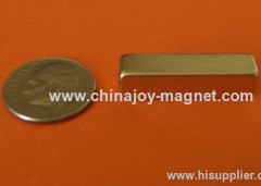 N48 1 in x 1/4 in x 1/4 in Neodymium Block Magnets