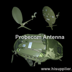 55cm portable satellite communication antenna system