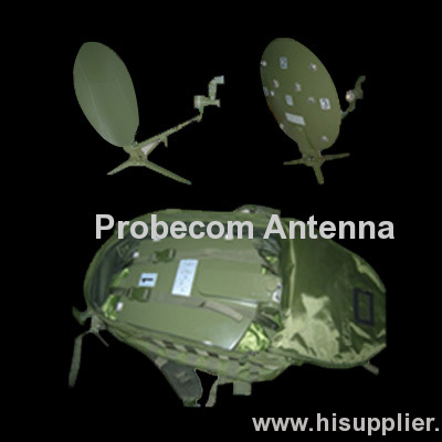 0.55m portable satellite communication antenna system