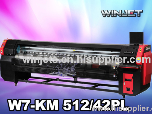 W7 with Konica KM512 42pl 14pl head large format printer solvent printer digital printers for outdoor advertising