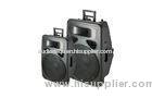 18 Inch Audio Powered PA Speakers , 2 way Alu speaker box with amplifier