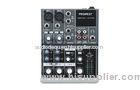 Mini pro audio mixer 4 channel portable for home / dj club