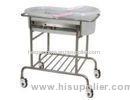 Mobile Stainless Steel Medical Hospital Bed For Infant / Baby