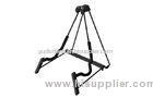 Adjustable Portable Music Stands black , A Frame Guitar Stand foldaway