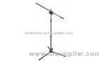 Metal Portable Music Stands black 98mm - 1680mm for Microphone