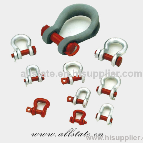 Drop Forged square head trawling shackle