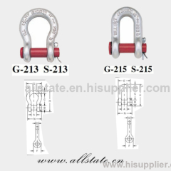 screw pin bow shackle