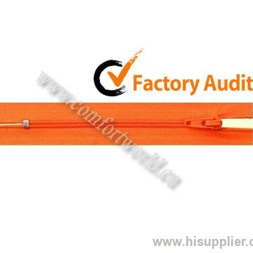 Nylon Zippers Color For Orange