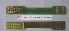 Single layer Flexible Printed Circuit Board -FPC Green solder mask FR4 Stifferner