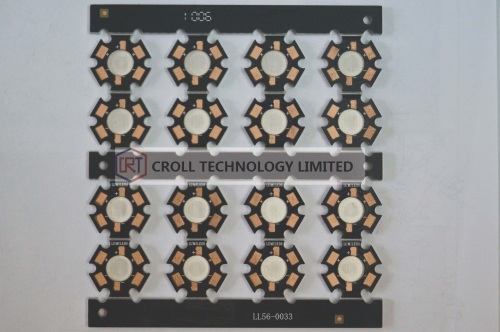 1L Al Metal Based Printed Circuit Board PCB 1W OSP