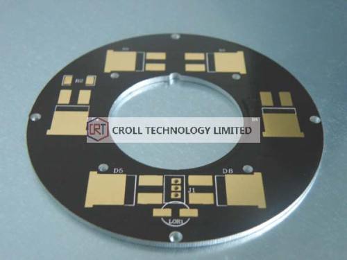 Aluminum base PCB ENIG 2W Punched Profile made in China
