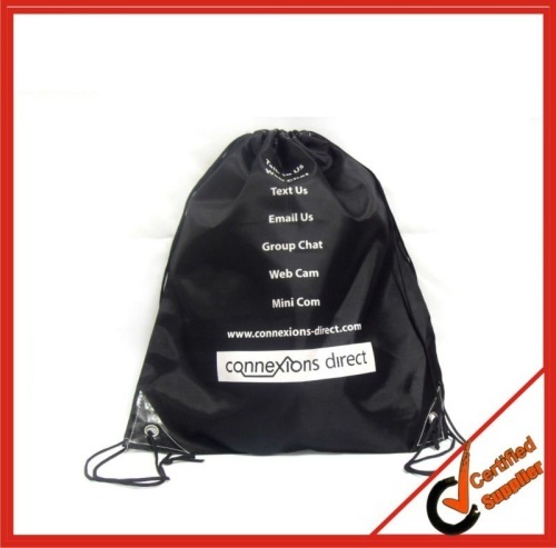 selling polyester drawstring bag