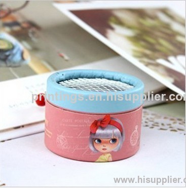 Heat transfer film for tin hand crank music box