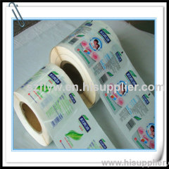 Custom Super Quality Cheap Roll Pill Glass/Plastic Bottle Paper Labels