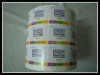 Custom Roll Artpaper 4C Pill Bottle Label For Labeler