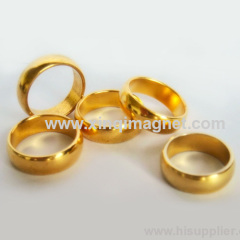 Golden plating Neodymium Iron Boron N35/35M/35H/35SH Magnet ring shape/star shape/irregular shape