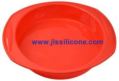 hot red big bake pan silicone baking molds
