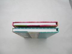 A5 hardcover notebook with three fold