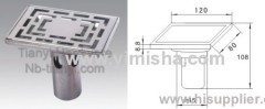 Rectangular Stainless Steel High Siphon Floor Drain