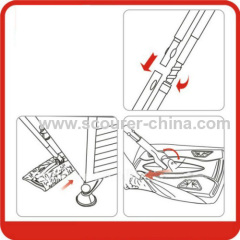 Non-woven floor cleaning wiper 26*10cm Frame size