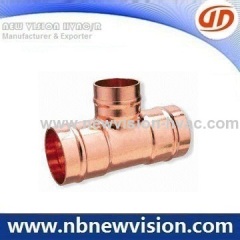 EN 1254-1 Standard Copper Tee Fitting