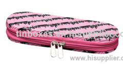 Pencil tin box with zipper