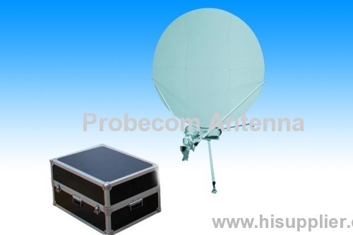 1.2m portable satellite communication antenna system