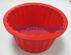 large cupcake shape silicone bakeware moulds