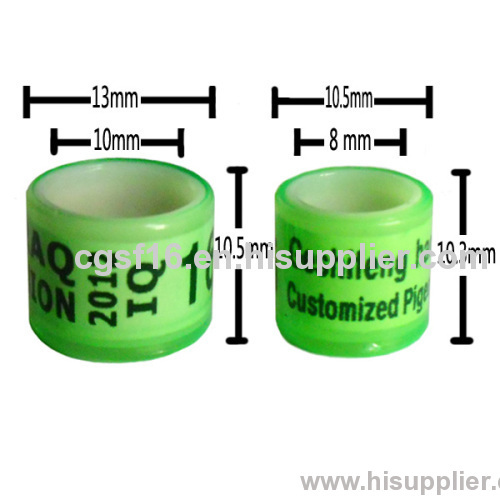 GSF-PPPR plastic poultry foot ring band ,pigeon ring band