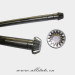 Broaching machining metal part