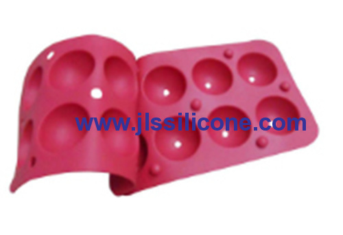 8 cavity semisphere cake and candy silicone bakewaremoulds