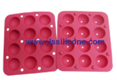 12 cavity semesphere candy silicone bakeware moulds