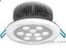 Eco Friendly 7W Led Ceiling Downlight , 800lm AC85V 6500k