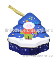 Christmas tree shaped promotional box