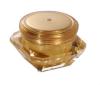 Cosmetic packaging diamond gold acrylic jar