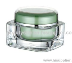 cosmetics packing acrylic jar