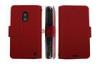 Genuine Flip Nokia Leather Phone Case , Extra slim Nokia lumia 620 Cell Phone Stand Cover