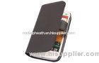 Black HTC Leather Phone Case for HTC ONE SV ONE ST T528T , Wallet Design with Card Slot