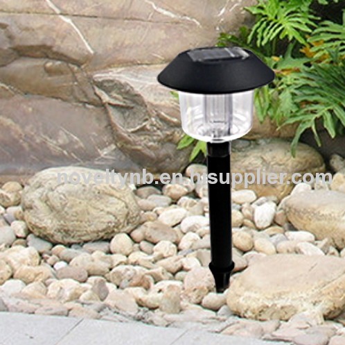 solar plastic garden light