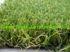 Landscaping artificial grass with garden