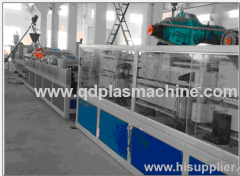 PVC wood plastic (foamed)door plate extrusion machinery